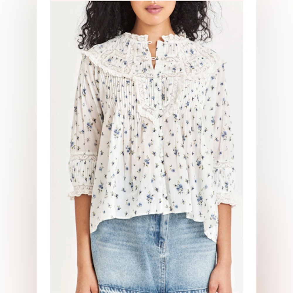 Loveshackfancy lorado top XS